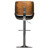 Dixie - Adjustable Swivel Bar Stool - Black