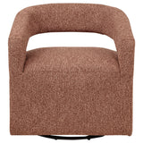 Westhill Berry Boucle Swivel Accent Chair