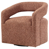 Westhill Berry Boucle Swivel Accent Chair