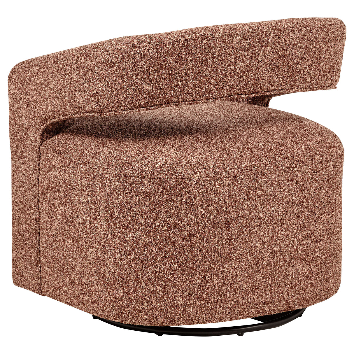 Westhill Berry Boucle Swivel Accent Chair