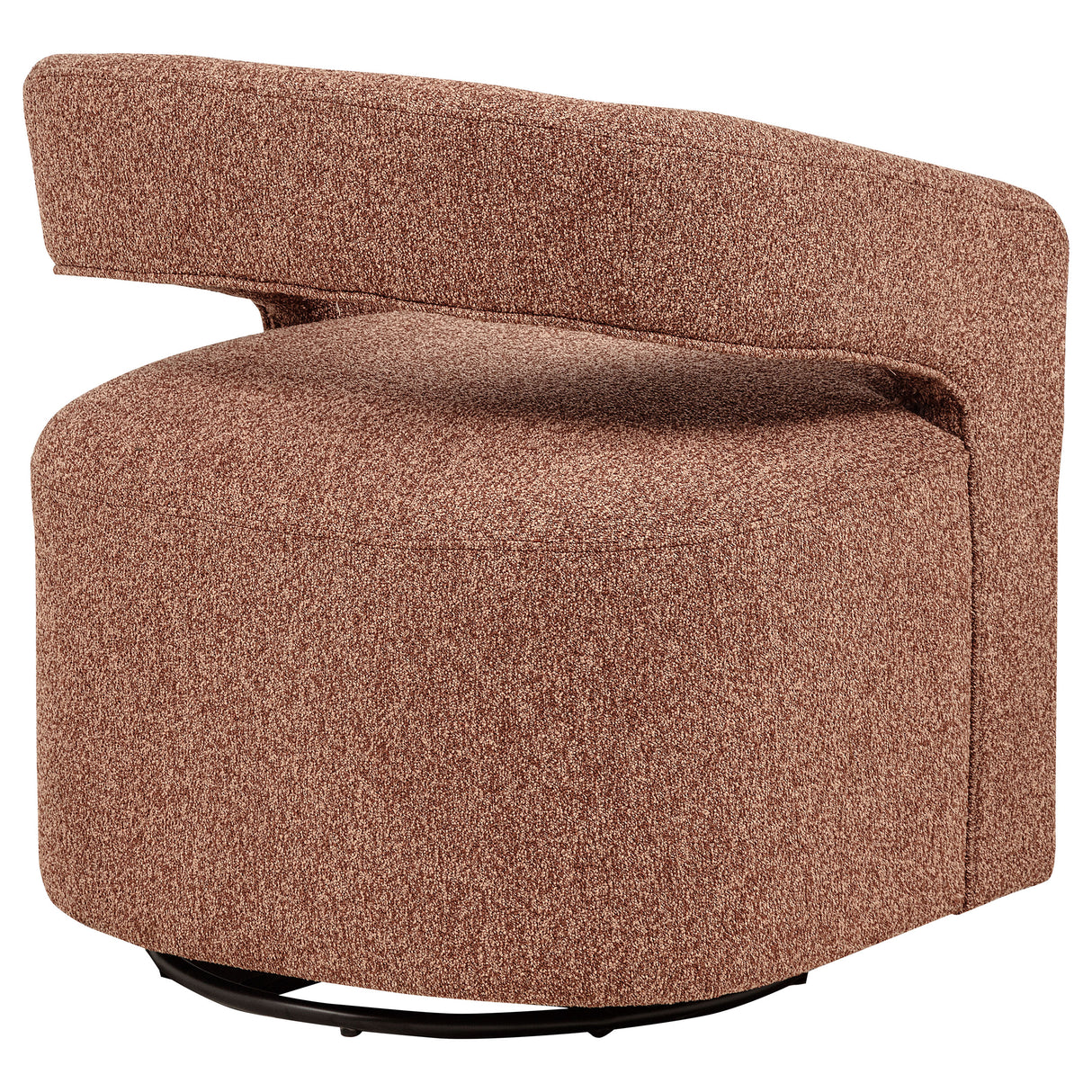 Westhill Berry Boucle Swivel Accent Chair