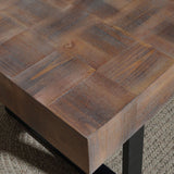 Rectangular Coffee Table With U-Shaped Legs Living Room - Multi