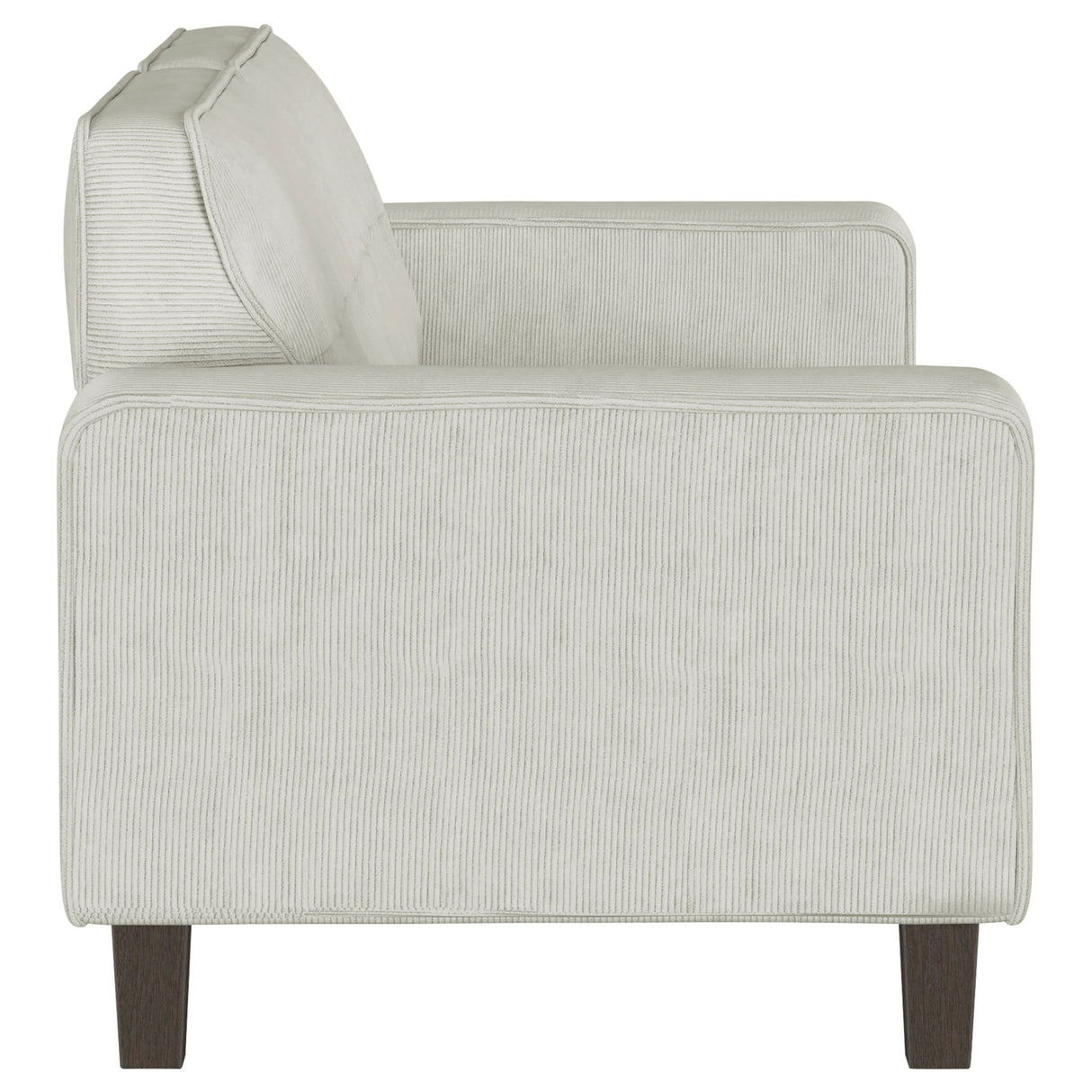 Xana - 2 Piece Upholstered Track Arm Sofa Set - Greige