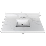 Bathroom Vanity Top With Undermount Sink, 3 Pre Drilled Holes
