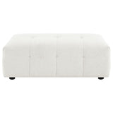Sooke - Rectangular Ottoman - Off White