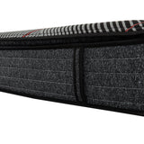 15" Euro Top Gel Memory Foam Hybrid Mattress With Pocket Coils, Cooling & Edge Support - Black - Queen