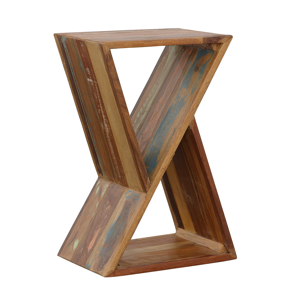 Lily Reclaimed Wood Accent Side Table - Natural