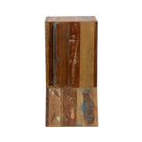 Lily Reclaimed Wood Accent Side Table - Natural