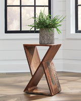 Lily Reclaimed Wood Accent Side Table - Natural