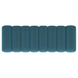 Peacock Blue Tufted Fabric Upholstered Accent Bench