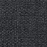Charcoal Fabric Tufted Accent Bench with Undulating Silhouette