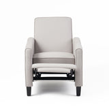 Upholstered Push Back Recliner Chair For Living Room