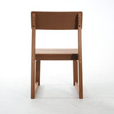 7 Piece Outdoor Dining Set For 6, Table With Umbrella Hole & 6 Armless Chairs For Backyard - Brown