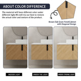 Wall Mounted Bathroom Vanity With Art Sink