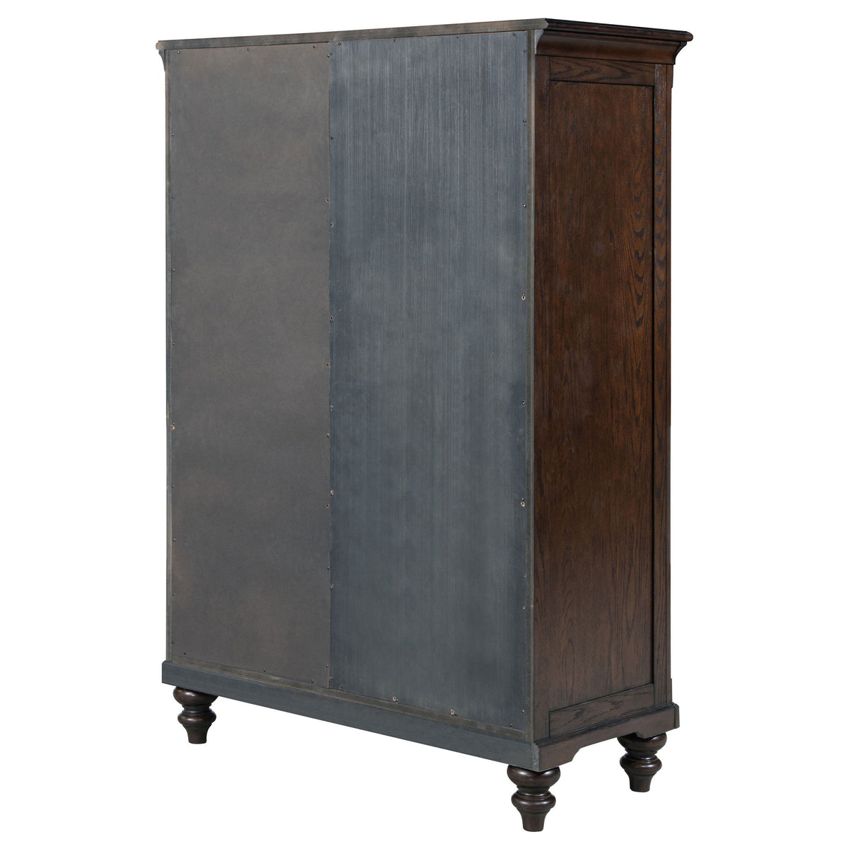 Berwick - 6 Drawer Chest With Door - Dark Oak