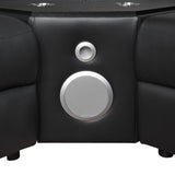 Nova - Sectional With Bluetooth Speaker, LED And Lifting Wine Cabinet