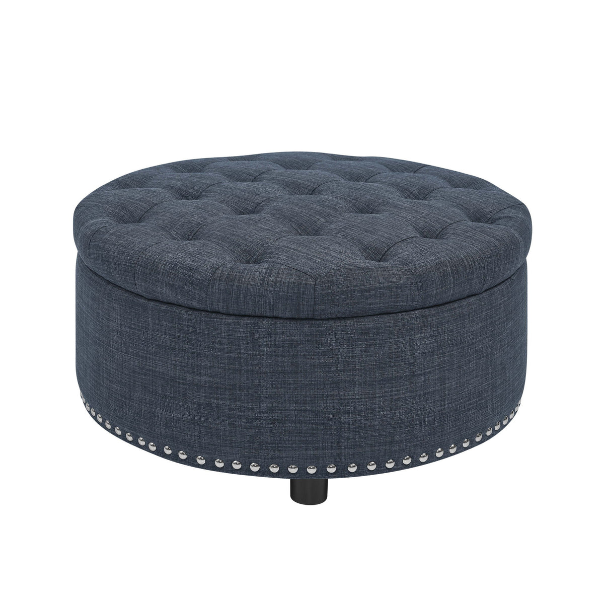 Tufted Storage Ottoman With Upholstery