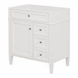 Bathroom Vanity With 2 Drawers And Tip-Out Drawer, Storage Cabinet