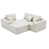 L - Shaped Corner Chaise Sofa Bed