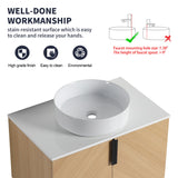 Wall Mounted Bathroom Vanity With Art Sink