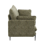 Dalton - Sofa With 2 Pillows - Green