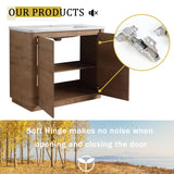 Freestanding Bathroom Vanity With Sink & 2 Soft Close Doors