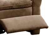 Electric Recliner Chair With USB Port And Gentle Lumbar Massage - Brown