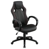 Norset - Upholstered Adjustable Home Office Desk Chair - Black