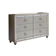 Chloe - Dresser - Gemstone Silver - Dressers - Alpine Outlets