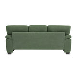 3 Seater Sofa With Padded Armrests And Triangular Leg