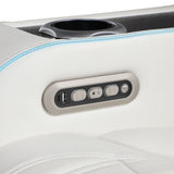 Electra - Power Recliner Sectional Sofa With Power Headrests, Console Loveseats, Wedge, LED Light Strip, Speakers