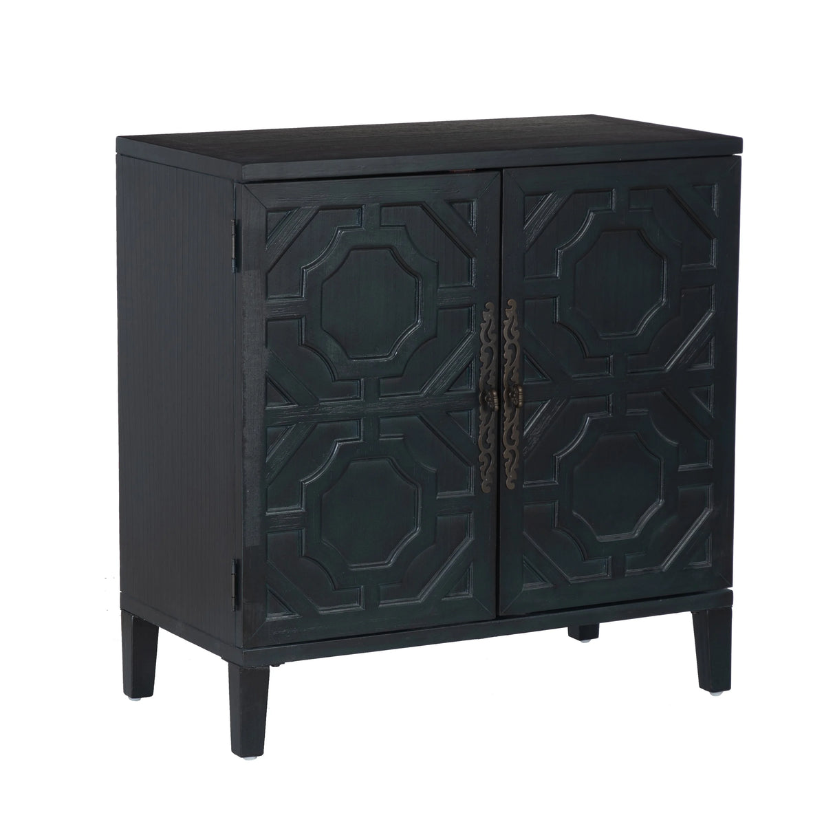 St. Barts 2-Door Accent Cabinet with Detailed Door Fronts