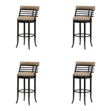 Telia - Upholstered Swivel Bar Height Barstool