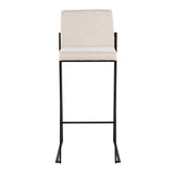 Fuji - Contemporary High Back Barstool Elegant Design
