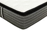 14" Premium Pocket Coil Hybrid Mattress With Gel Memory Foam, Super Plush - Gray / White - King