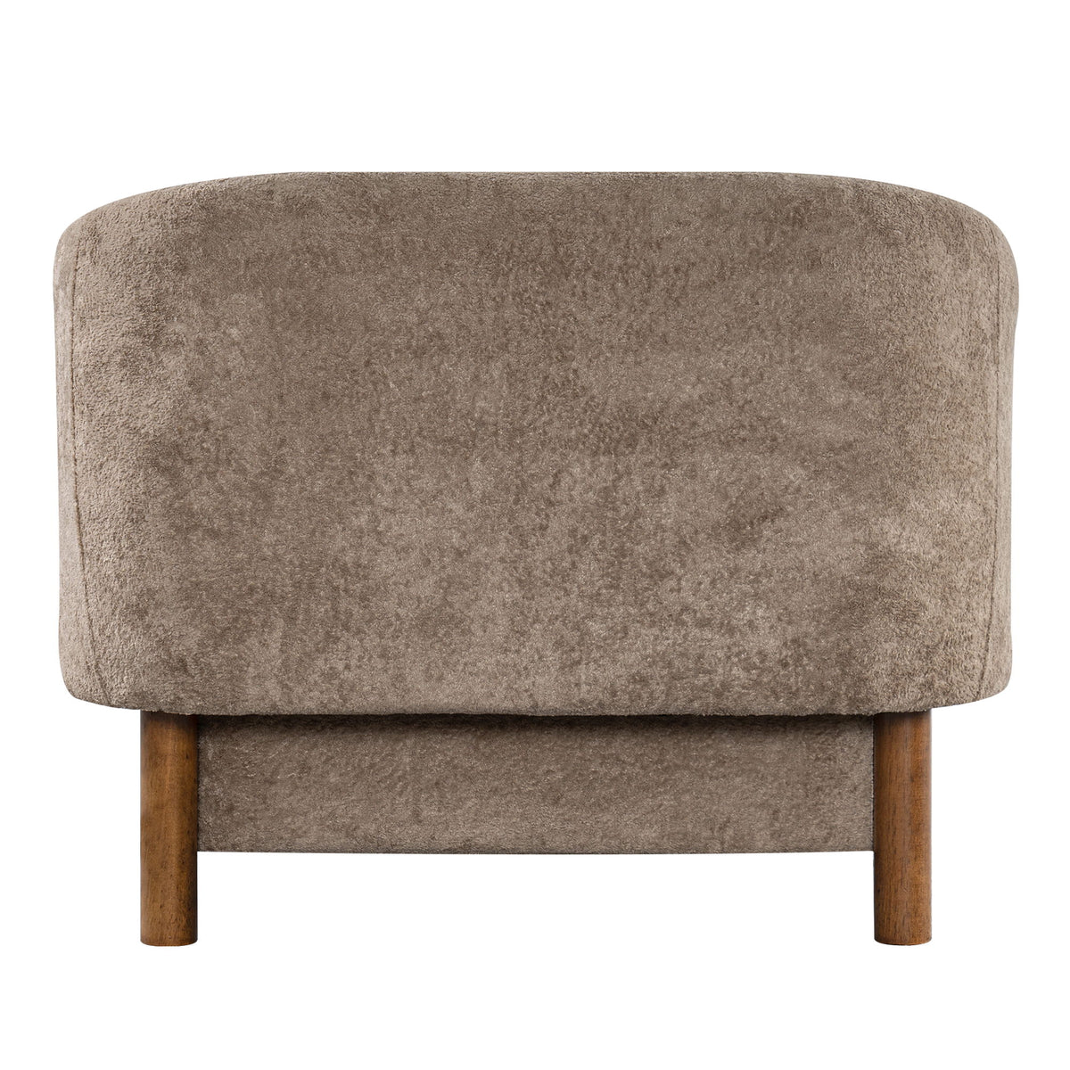 Modern Accent Chair With Recessed Arms And Tight Back