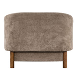 Modern Accent Chair With Recessed Arms And Tight Back