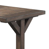 Finn - 3 Piece Accent Trestle Table Set (Coffee Table & Two End Tables) - Dark Walnut