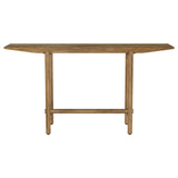 Darius Solid Mango Wood Console Table in Natural