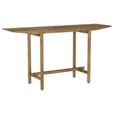 Darius Solid Mango Wood Console Table in Natural