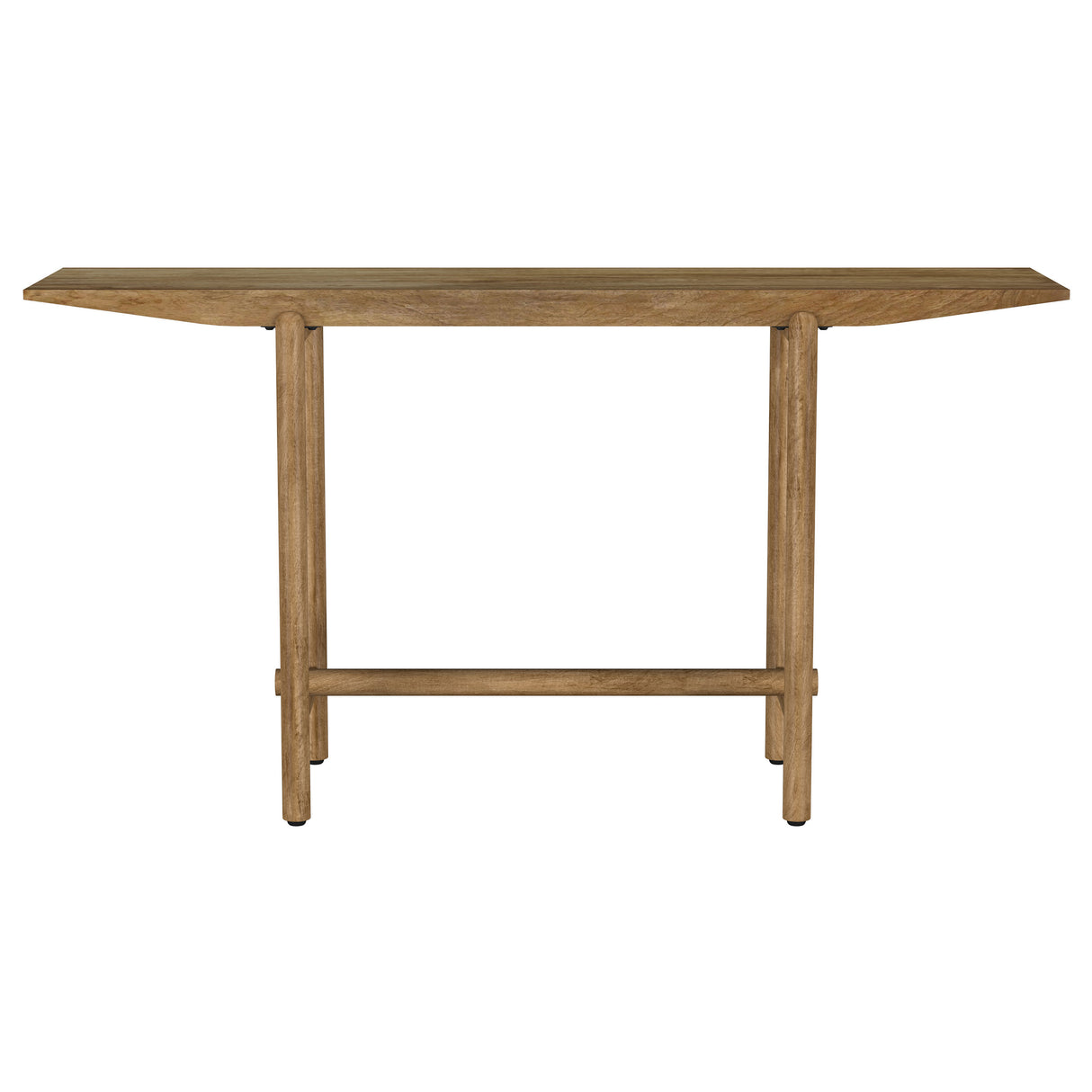 Darius Solid Mango Wood Console Table in Natural