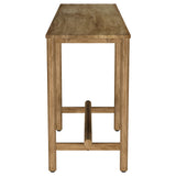 Darius Solid Mango Wood Console Table in Natural