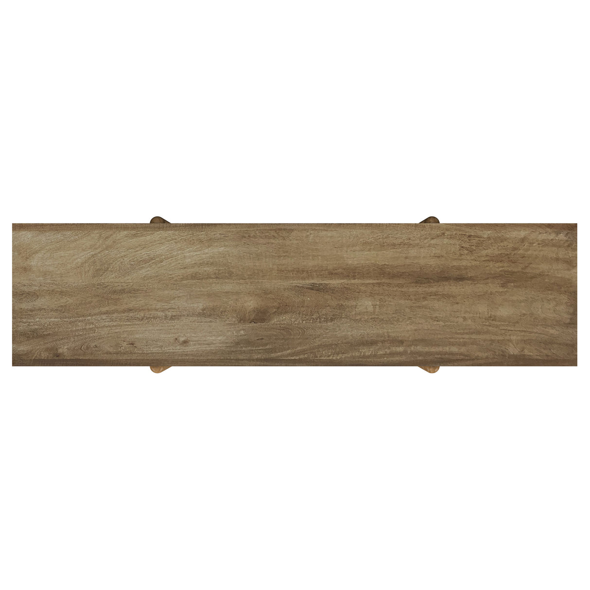 Darius Solid Mango Wood Console Table in Natural