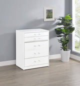 Danbury 3-Drawer Makeup Vanity and Stool Set, White High Gloss