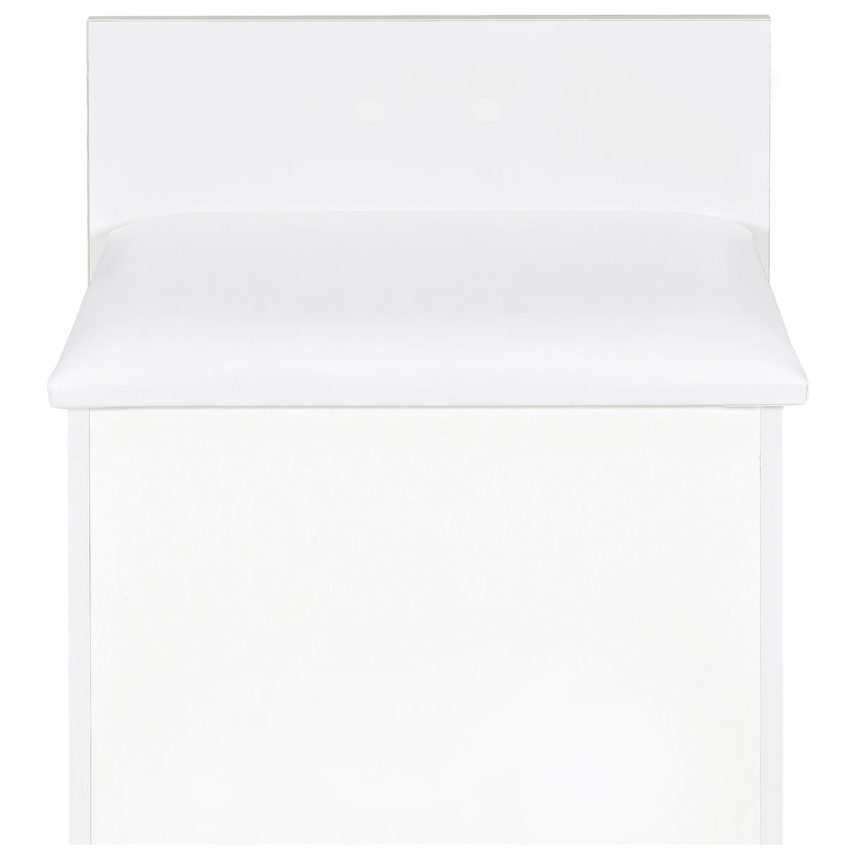 Danbury 3-Drawer Makeup Vanity and Stool Set, White High Gloss
