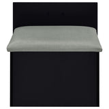 Danbury 3-Drawer Makeup Vanity and Stool Set, Black High Gloss