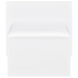 Flora 2-Drawer Vanity Set with LED Mirror, White High Gloss