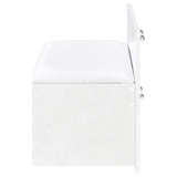 Flora 2-Drawer Vanity Set with LED Mirror, White High Gloss