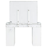 Regina Makeup Vanity Table Set with LED Mirror, White