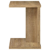 Clower C-Shaped Sofa Side Table in Mango Engineered Wood